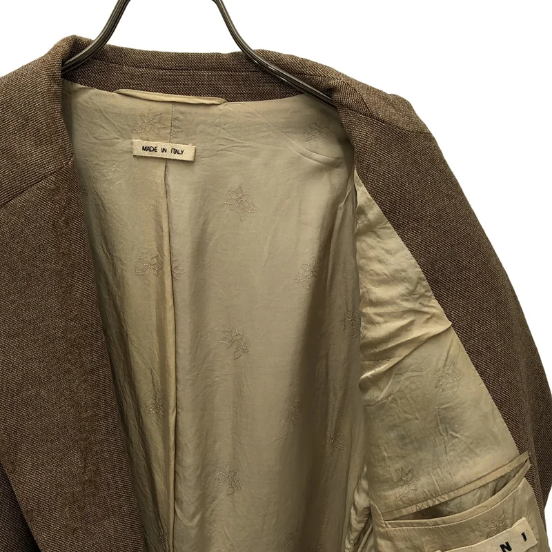 MARNI / マルニ | 2020AW | ウール オーバーサイズド クラッシュ ジャケット | S | メンズ