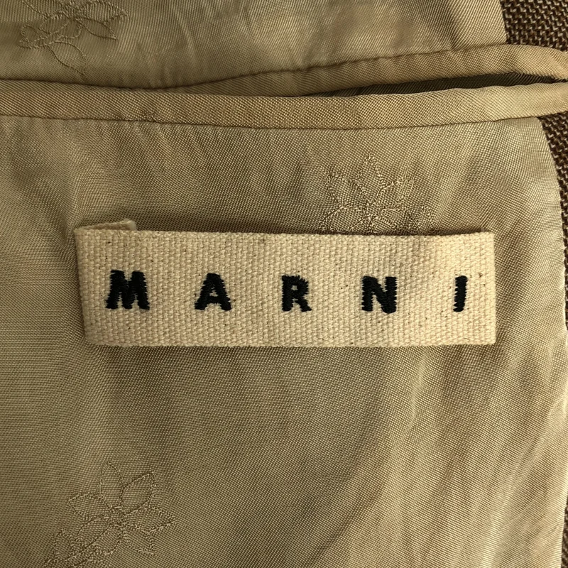 MARNI / マルニ | 2020AW | ウール オーバーサイズド クラッシュ ジャケット | S | メンズ