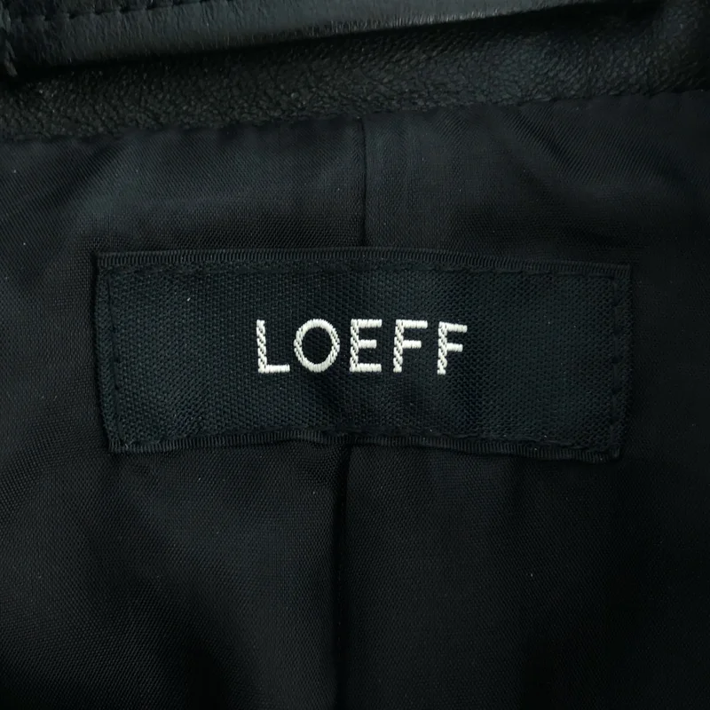 LOEFF / ロエフ | ラムレザージャケット | 0 | レディース