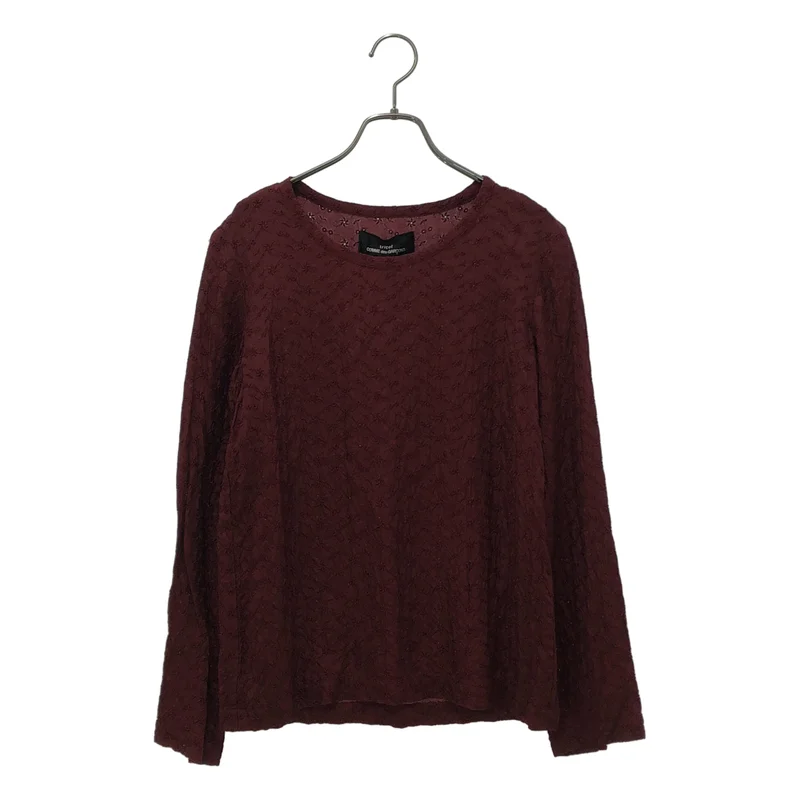 tricot COMME des GARCONS / トリココムデギャルソン | 1999SS | レーヨン 染め加工 エンブロイダリー カットソー ブラウス |