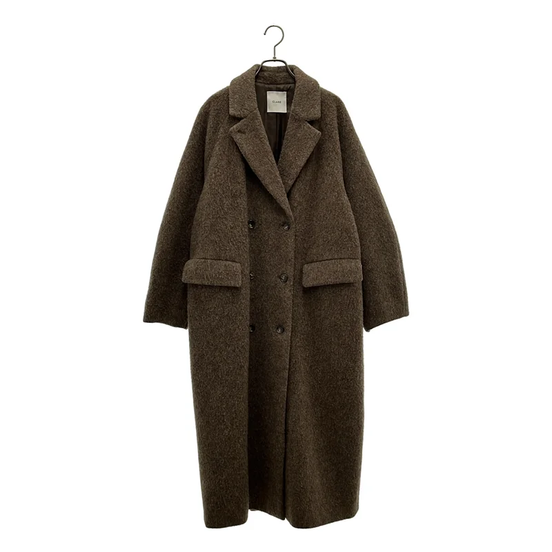 CLANE / クラネ | DOUBLE WOOL LONG COAT / ダブルウールロングコート | 1 | レディース