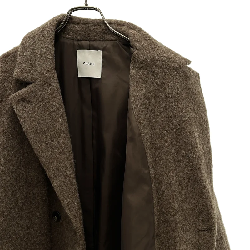 CLANE / クラネ | DOUBLE WOOL LONG COAT / ダブルウールロングコート | 1 | レディース