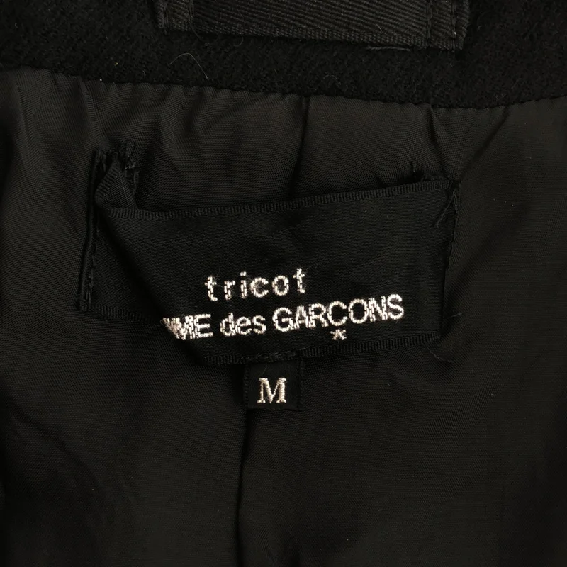 tricot COMME des GARCONS / トリココムデギャルソン | 2001AW | ウール 製品洗い ラウンドカラージャケット | M | レディース