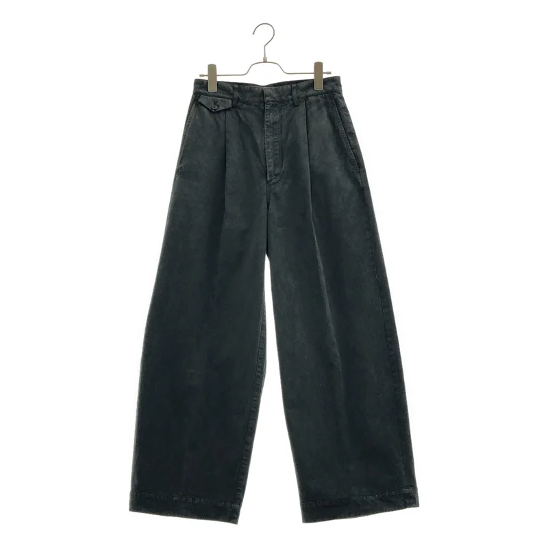 AURALEE / オーラリー | 2026SS | GARMENT-DYED FINX LIGHT CHINO ONE-TUCK WIDE PANTS パンツ | 0 | レディース