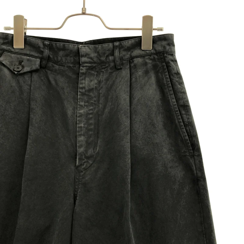 AURALEE / オーラリー | 2026SS | GARMENT-DYED FINX LIGHT CHINO ONE-TUCK WIDE PANTS パンツ | 0 | レディース