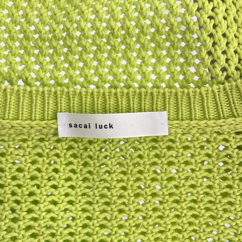sacai luck / サカイラック | レイヤード レース クルーネックカーディガン | 2 | レディース