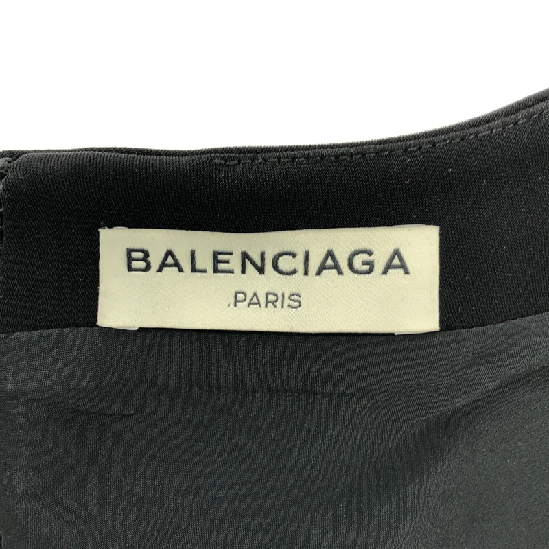 BALENCIAGA / バレンシアガ | ロゴバックジップ ノースリーブ ブラウス / 総裏地 | 38 | レディース