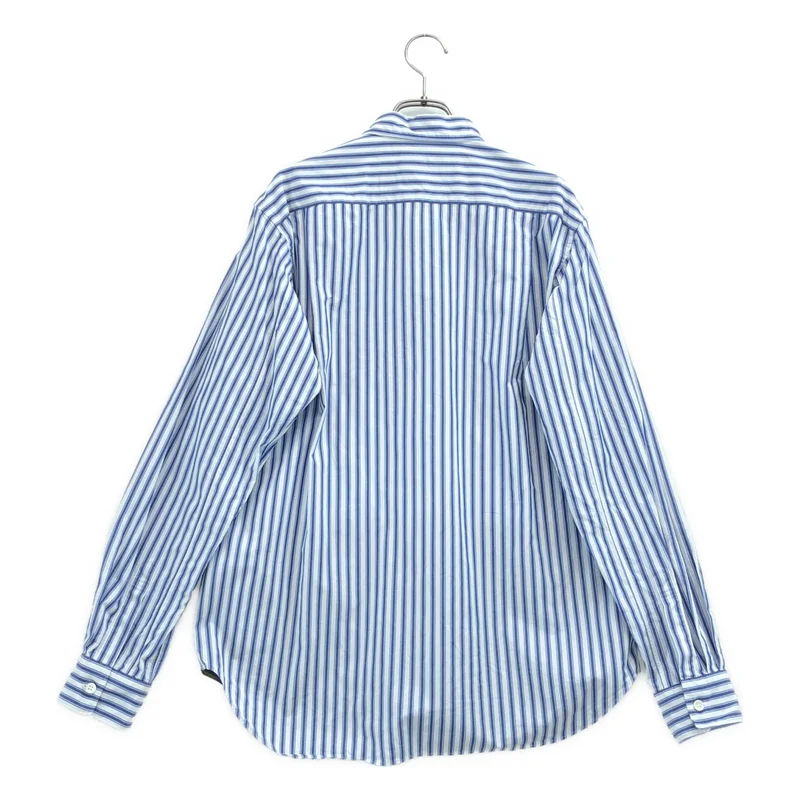 COMME des GARCONS HOMME PLUS / コムデギャルソンオムプリュス | 2020AW | ストライプ チェック 異素材切替 シャツ | S | メンズ