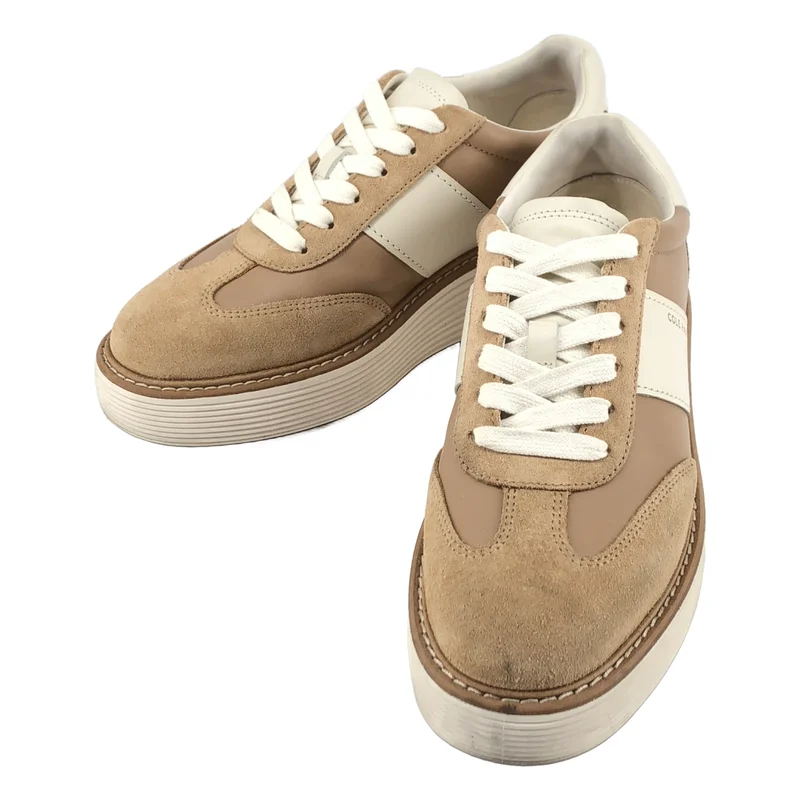 COLE HAAN / コールハーン | オリジナルグランド マックス レザー スエード切り替え プラットフォームスニーカー | 7B | レディース