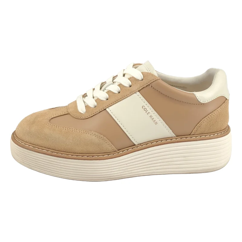 COLE HAAN / コールハーン | オリジナルグランド マックス レザー スエード切り替え プラットフォームスニーカー | 7B | レディース