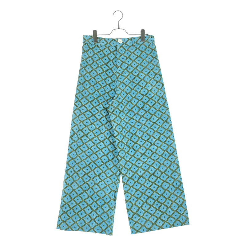 SZ Blockprints / エスゼットブロックプリント | disco pants プリント ワイド パンツ | M | レディース