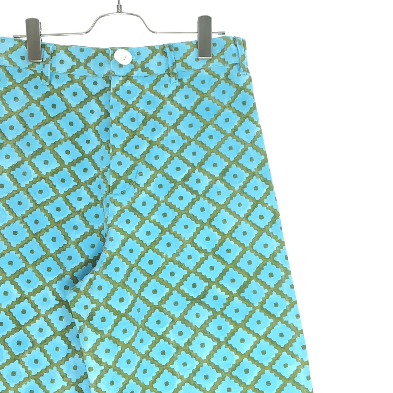 SZ Blockprints / エスゼットブロックプリント | disco pants プリント ワイド パンツ | M | レディース