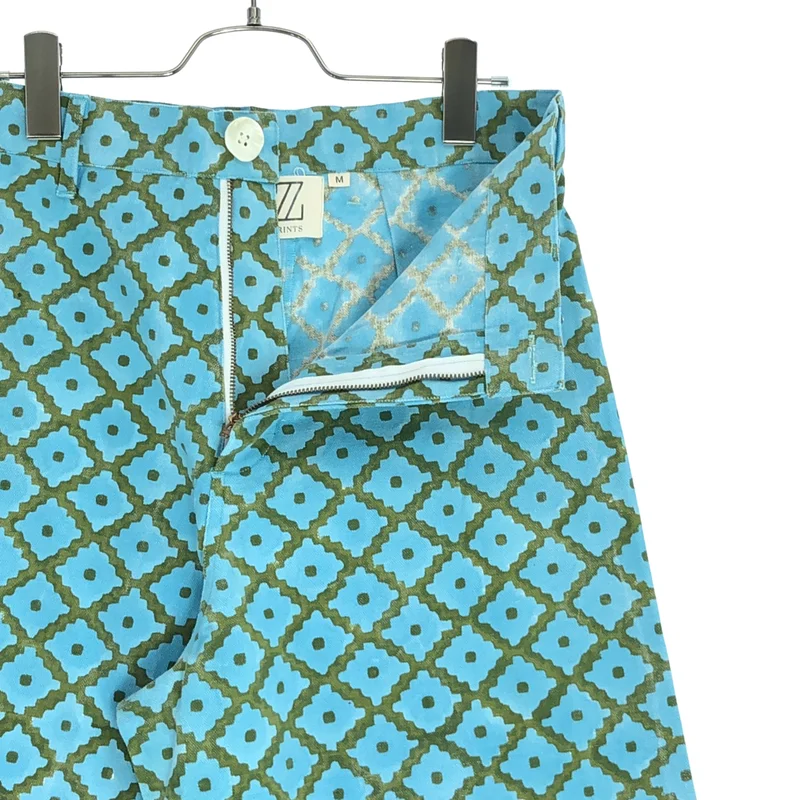 SZ Blockprints / エスゼットブロックプリント | disco pants プリント ワイド パンツ | M | レディース