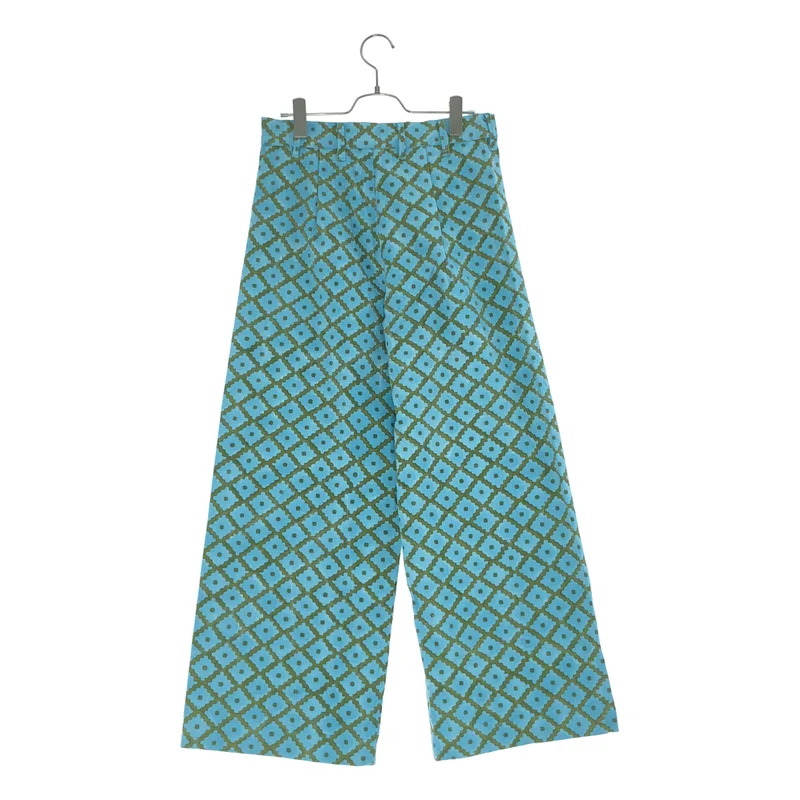 SZ Blockprints / エスゼットブロックプリント | disco pants プリント ワイド パンツ | M | レディース