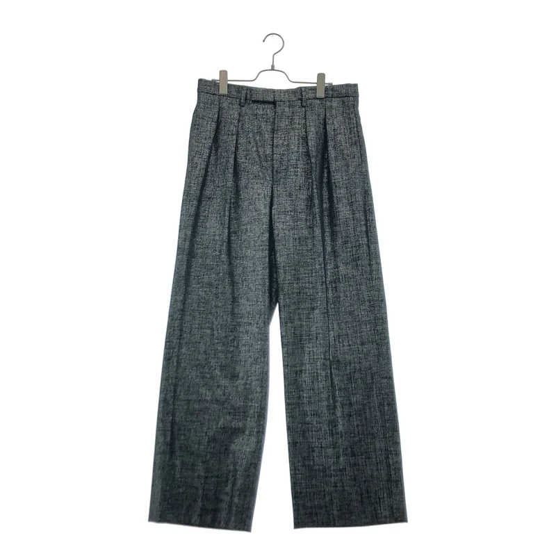 DRIES VAN NOTEN / ドリスヴァンノッテン | 2023AW | PARNES 7063 M.W.PANTS ウール混 2タック ワイドスラックス | 48 | メンズ