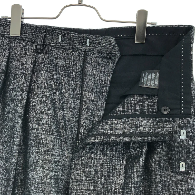 DRIES VAN NOTEN / ドリスヴァンノッテン | 2023AW | PARNES 7063 M.W.PANTS ウール混 2タック ワイドスラックス | 48 | メンズ