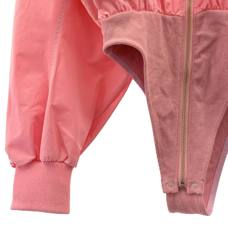 PRANK PROJECT / プランクプロジェクト | Multi Fabric Track Bodysuit / マルチファブリックトラックボディスーツ | F | レディース