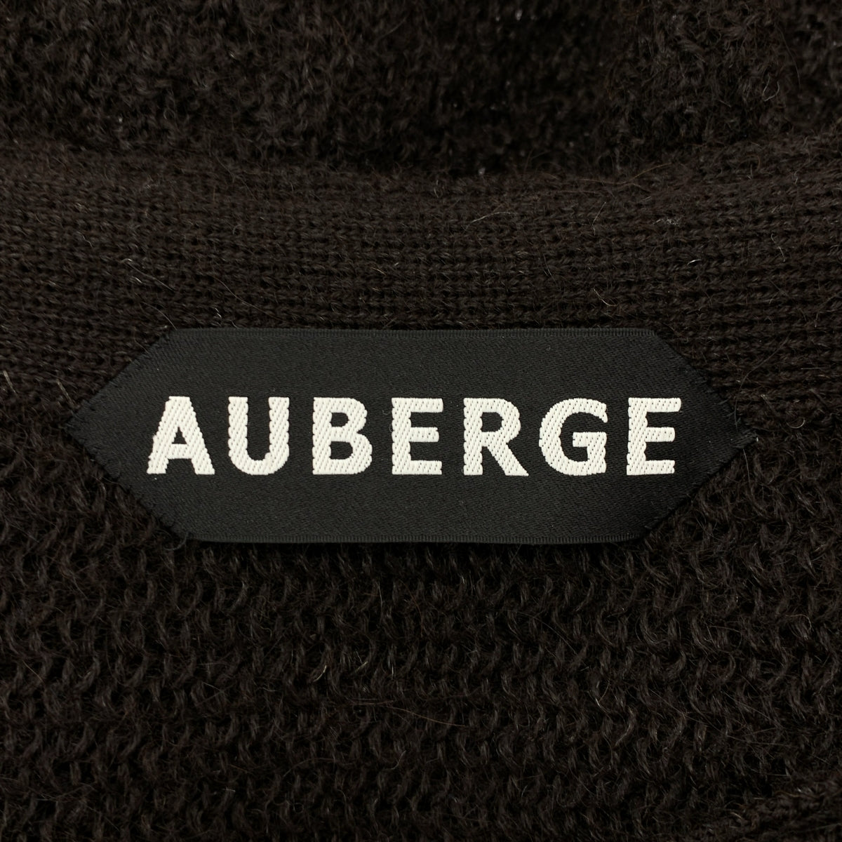 AUBERGE / オーベルジュ | GUANICOE アルパカ Vネックカーディガン | 40 | ダークブラウン | レディース AUBERGE / オーベルジュ | GUANICOE アルパカ Vネックカーディガン