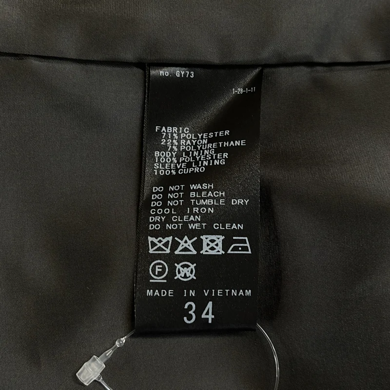 NOBLE / ノーブル | 2026SS | フロー ツイル ピークドラペル ジャケット | 34 | レディース