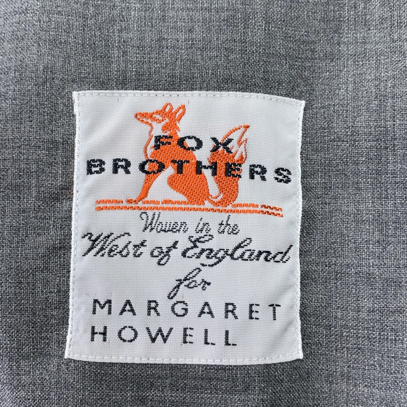 MARGARET HOWELL / マーガレットハウエル | × FOX BROTHERS /  ウール アコーディオン プリーツスカート | 2 | レディース