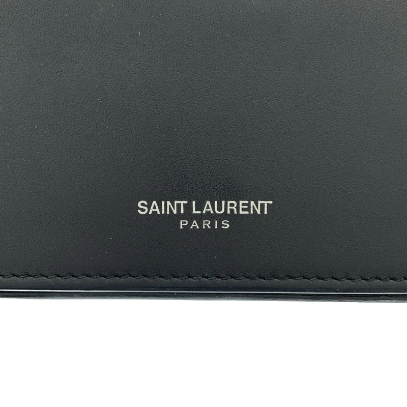SAINT LAURENT PARIS / サンローランパリ | レザー ロングウォレット 長財布 |