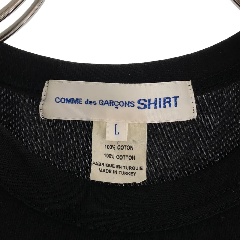 COMME des GARCONS SHIRT / コムデギャルソンシャツ | ワンポイントロゴ Tシャツ カットソー | L | メンズ