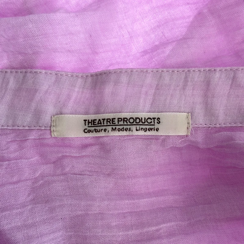 THEATRE PRODUCTS / シアタープロダクツ | コットン混 シワ加工 プルオーバーワンピース |