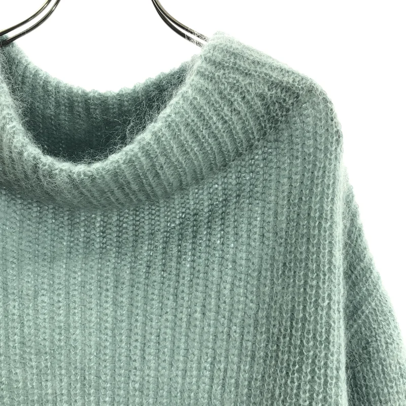IENA / イエナ | 2025AW | キッドモヘヤミックス 片畦プルオーバー ニット セーター |