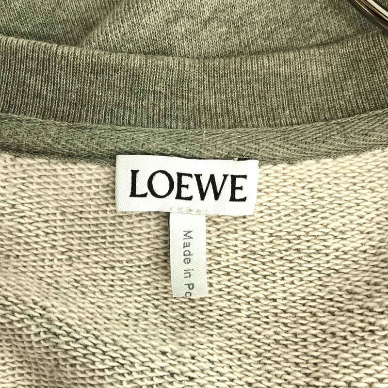 LOEWE / ロエベ | アナグラムエンブロイダリー スウェット トレーナー | S | レディース