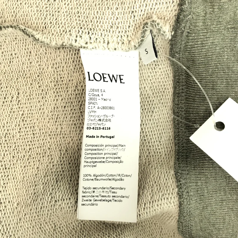 LOEWE / ロエベ | アナグラムエンブロイダリー スウェット トレーナー | S | レディース