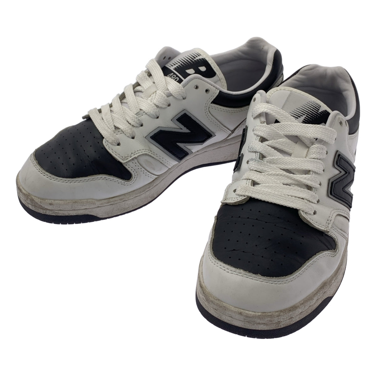eye JUNYA WATANABE COMME des GARCONS MAN / アイジュンヤワタナベ マン | 2021SS | ×NEW BALANCE ニューバランス / BB480LMA カウハイド スニーカー | 26 | ホワイト / ブラック | メンズ eye JUNYA WATANABE COMME des GARCONS MAN / アイジュンヤワタナベ