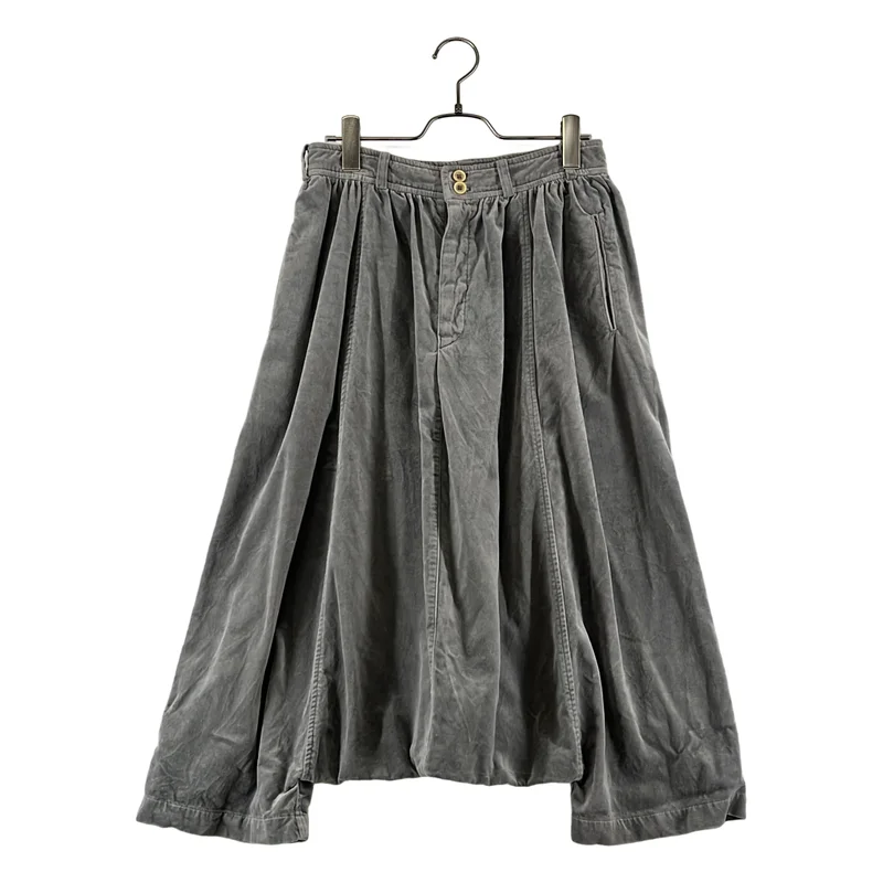 COMME des GARCONS COMME des GARCONS / コムコム | 製品加工 ベロア サルエル ショートパンツ ショーツ | S | レディース