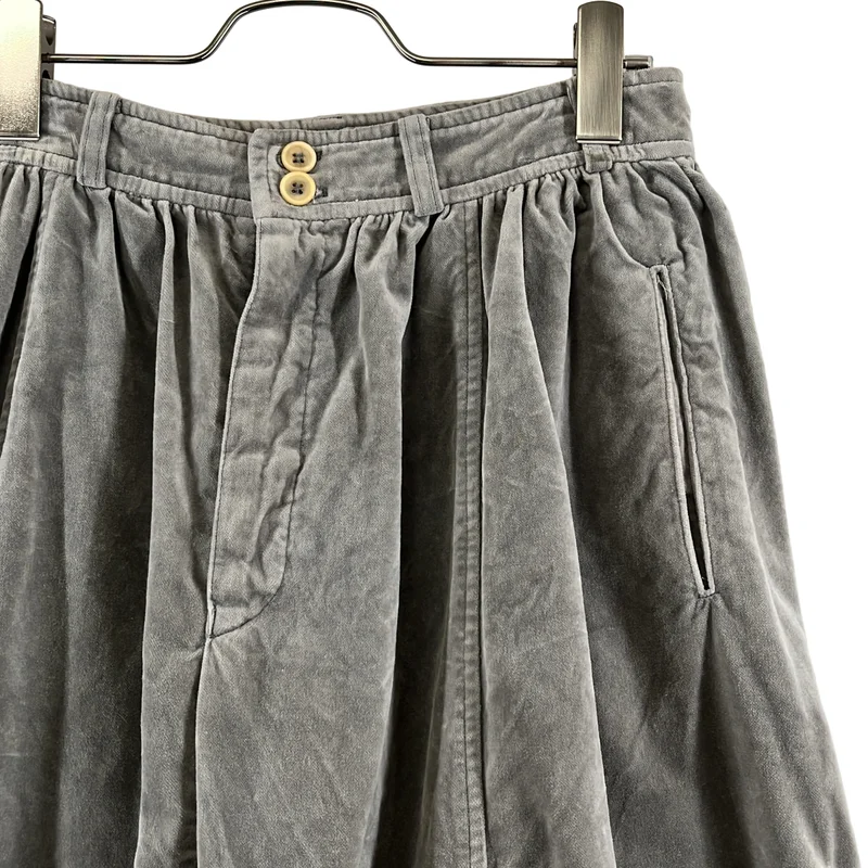 COMME des GARCONS COMME des GARCONS / コムコム | 製品加工 ベロア サルエル ショートパンツ ショーツ | S | レディース