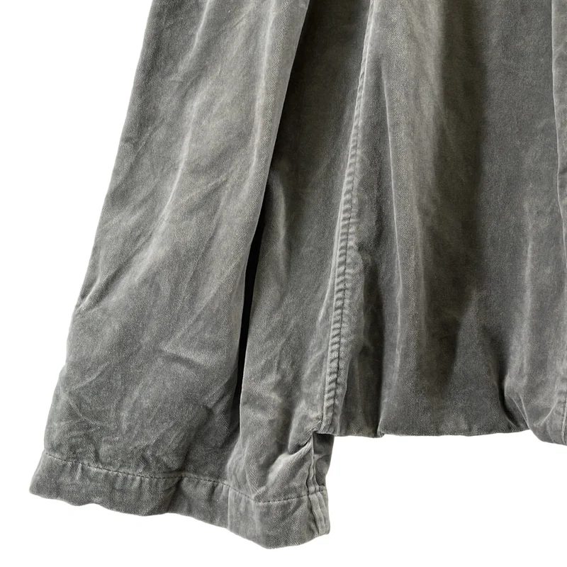 COMME des GARCONS COMME des GARCONS / コムコム | 製品加工 ベロア サルエル ショートパンツ ショーツ | S | レディース