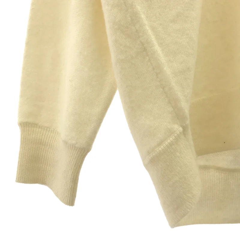 Drawer / ドゥロワー | cashmere 100％ / カシミヤ ロゴボタン ニット カーディガン |