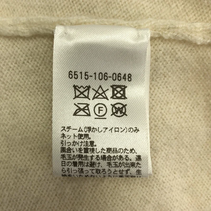 Drawer / ドゥロワー | cashmere 100％ / カシミヤ ロゴボタン ニット カーディガン |