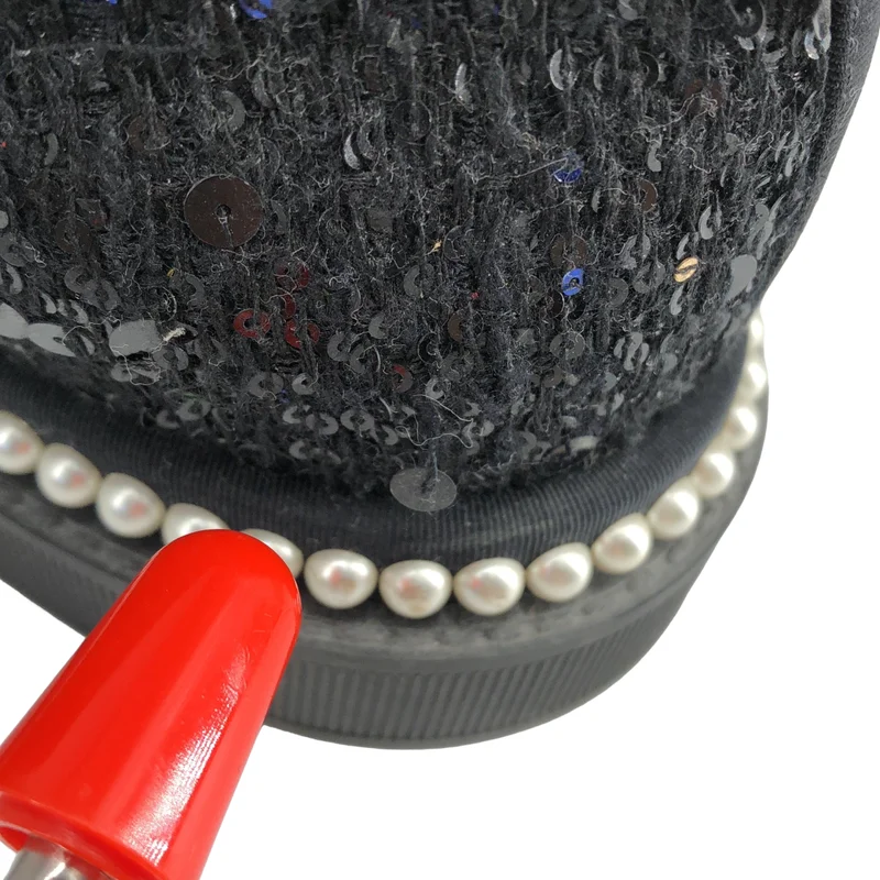 CHANEL / シャネル | スパンコール パール スニーカー G32357 | 36 1/2C | レディース