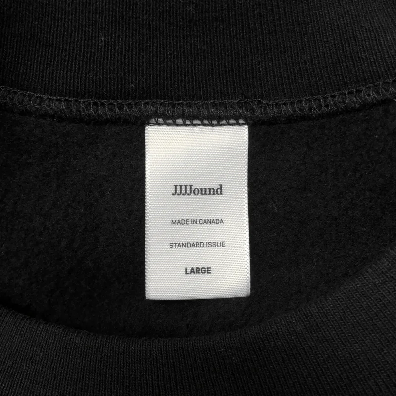 JJJJound / ジョウンド | crew neck sweat shirt / ロゴ スウェット トレーナー | L | メンズ