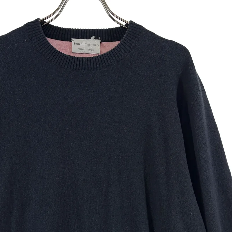 Settefili Cashmere  / セッテフィーリカシミア | コットン カシミヤ ニット プルオーバー | S | メンズ