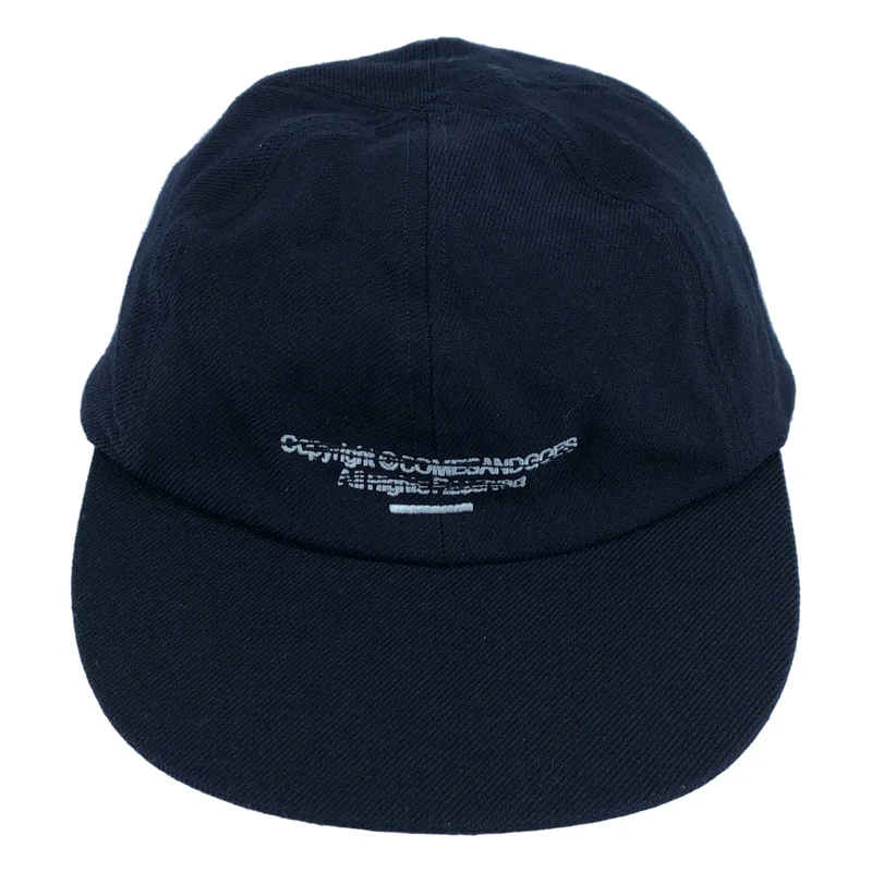 COMESANDGOES / カムズアンドゴーズ | ウール 刺しゅう 6パネル キャップ | F | その他