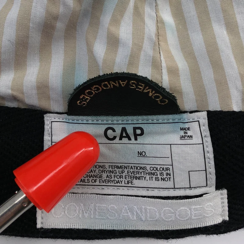 COMESANDGOES / カムズアンドゴーズ | ウール 刺しゅう 6パネル キャップ | F | その他