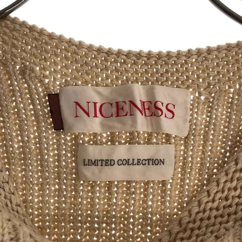 NICENESS / ナイスネス | LENNY コットン リネン ニットベスト | L | メンズ