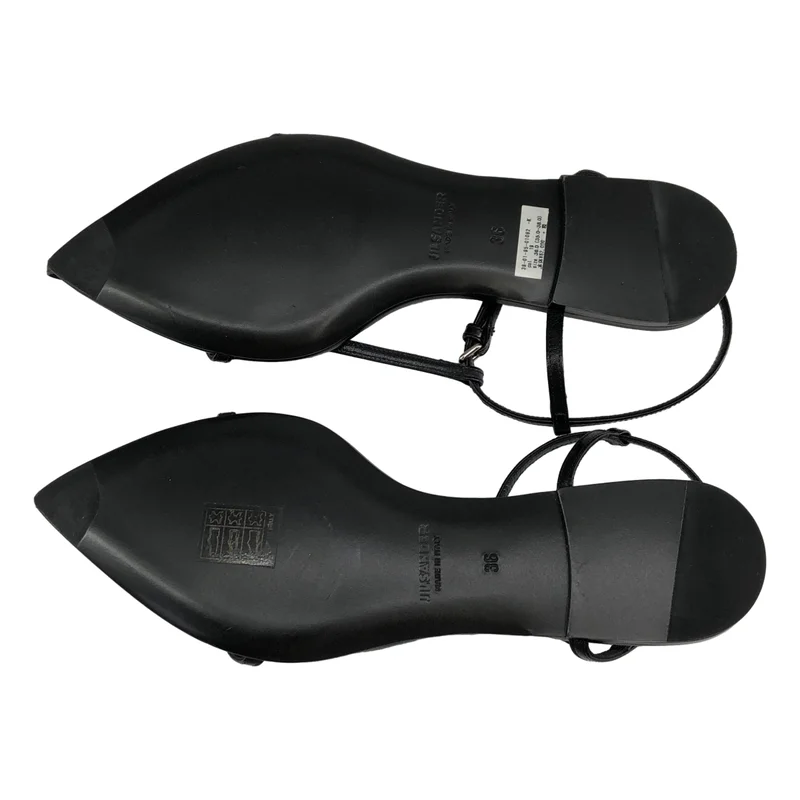 JIL SANDER / ジルサンダー | Cage フラットサンダル JSWP86110A | 36 | レディース