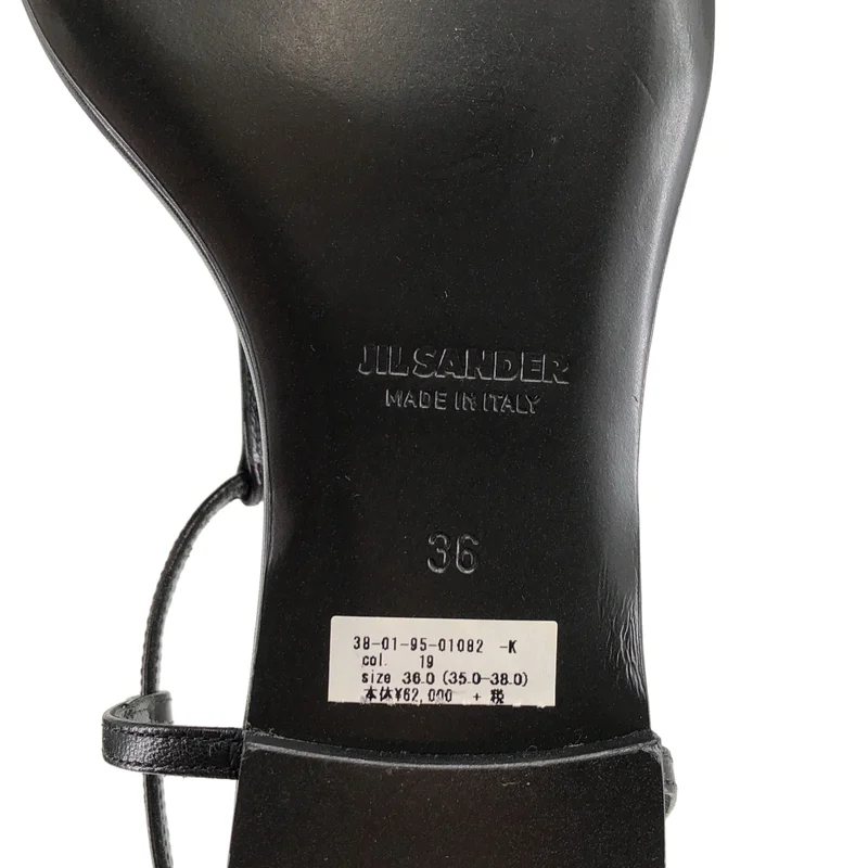 JIL SANDER / ジルサンダー | Cage フラットサンダル JSWP86110A | 36 | レディース