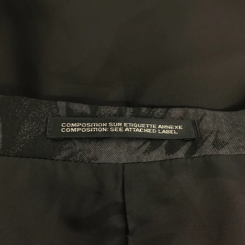 YOHJI YAMAMOTO POUR HOMME / ヨウジヤマモトプールオム | 2026SS | ウールギャバジン フローラル 抜染 ダブルジャケット | 2 | メンズ