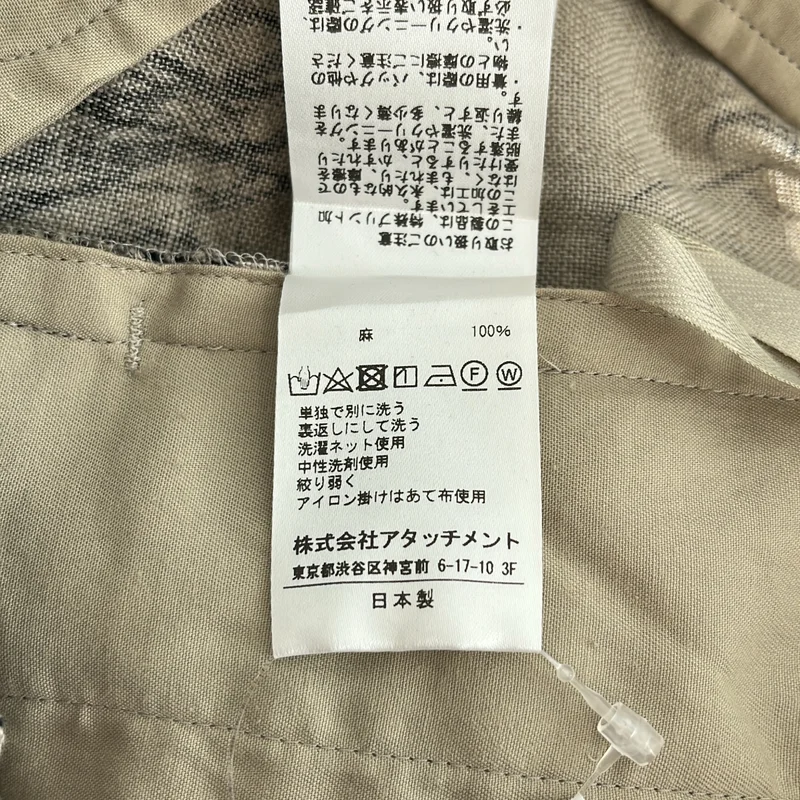 ATTACHMENT / アタッチメント | LINEN CANVAS PRINTED EASY SHORTS リネン キャンバス プリント ショートパンツ | 3 | メンズ