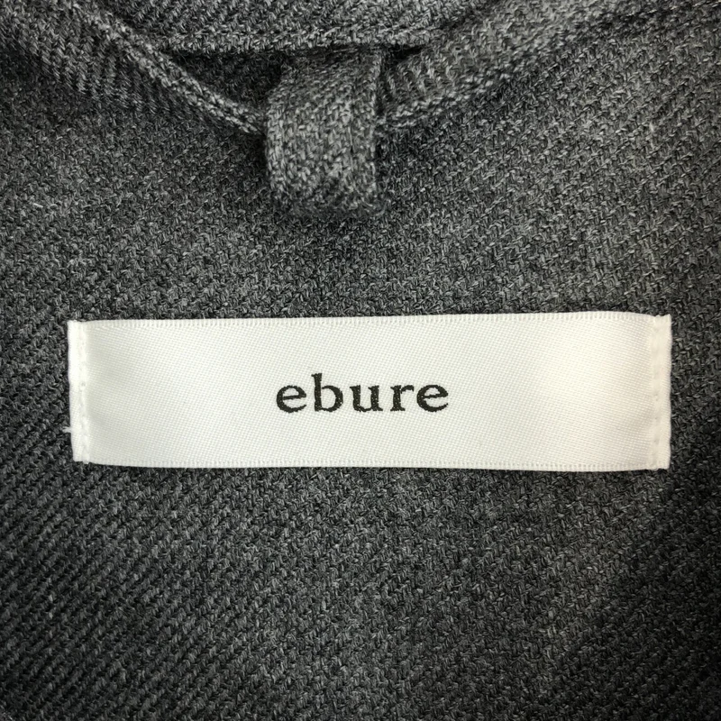 ebure / エブール | ウール混 ロングシャツワンピース | 36 | レディース
