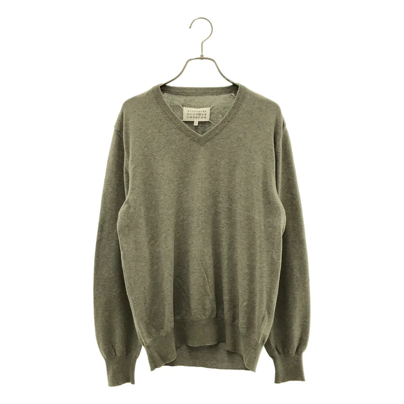 Maison Martin Margiela / メゾンマルタンマルジェラ | 2012SS | コットン エルボーパッチ ニット | S | レディース