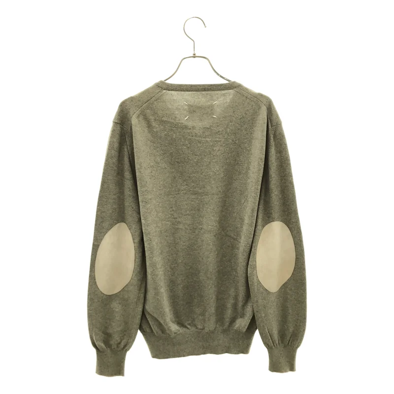 Maison Martin Margiela / メゾンマルタンマルジェラ | 2012SS | コットン エルボーパッチ ニット | S | レディース
