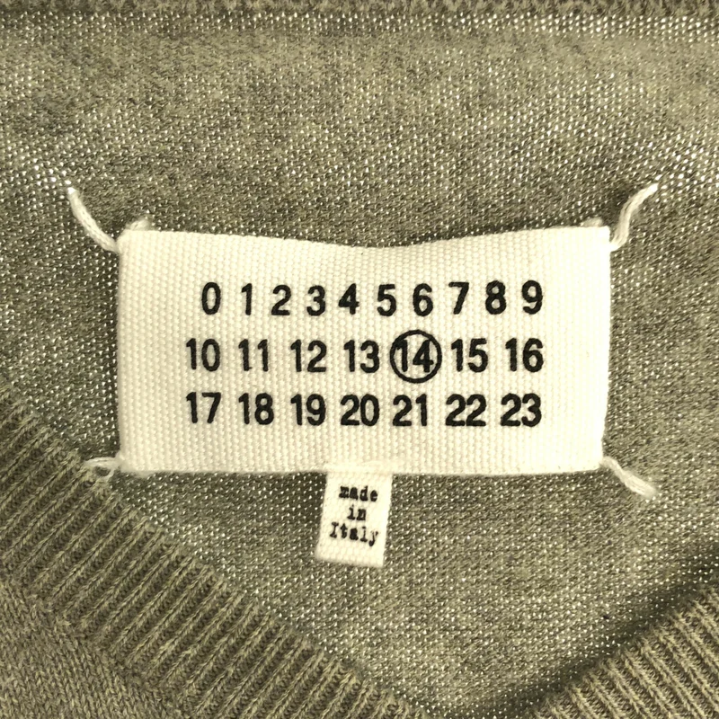 Maison Martin Margiela / メゾンマルタンマルジェラ | 2012SS | コットン エルボーパッチ ニット | S | レディース